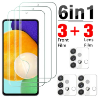 6in1 Hydrogel Film For Samsung Galaxy A52 A42 A32 A72 4G 5G Screen HD Film For samsung a 52 32 72 42 Camera Lens Protective Film