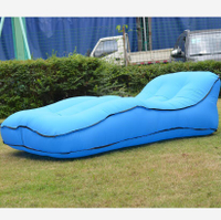 廠家直銷戶外懶人充氣沙發袋氣墊床空氣便攜式野營折疊床沙灘躺椅