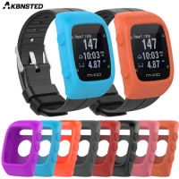 AKBNSTED Soft Silicone Watch Case for POLAR M400 Protective Full Frame Cover Protective Shell Perfect for POLAR M430 Wristband