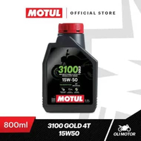 MOTUL Oli Motor 3100 GOLD 4T 15W50 0.8L