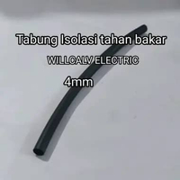 harga permeter Isolasi bakar / selongsong isolasi bakar / Tabung isolasi bakar 4mm