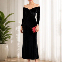 Adored - Maya Gaun Longdress Bludru Velvet Premium Elegant Party Formal untuk Acara Spesial