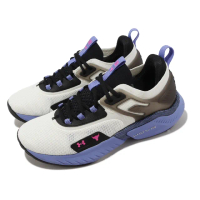 【UNDER ARMOUR】訓練鞋 Project Rock 5 Girl Dad 男鞋 白 紫 巨石強森 健身 重訓 UA(3026210100)