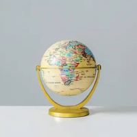 Globe Pajangan Miniatur Bola Dunia Atlas Ornamen Dekorasi Ukuran Kecil Diameter 10,6 cm