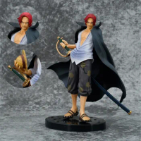 17cm Anime One Piece Four Emperors Red-haired Shanks New World Ver. PVC Action Figure Collectible Model Figurine Doll Toys Gifts