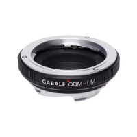 Gabale QBM-LM Manual Focus Lens Adapter Without Rangefinder Ring for Rollei QBM Lens to Leica M Mount Cameras M6/M9/M10/MP/M11
