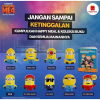 Koleksi Mainan Mcd Happy Meal Minions Minion