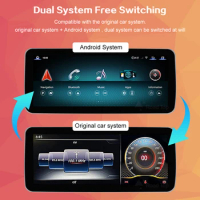 Android 13 Touch Screen Auto CarPlay For Mercedes C Class W205 GLC V Class W447 2015-2019 Car Radio Multimedia GPS Navi 4G WiFi