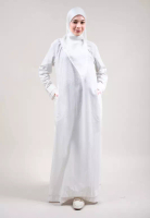 SITI KHADIJAH Siti Khadijah Neera Embroidery Jubah in Off White