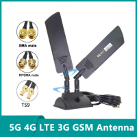 Signal Boost 5G 4G LTE 3G GSM 600~6000Mhz Router Aerial Omni WiFi CPE PRO Wireless Antenna With 2*2 Cable And TS9 SMA Male