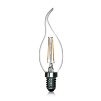 3+ Lampu LED Bulb Filament C35 4W E14 2200K Dimmable MXC35FE14D22
