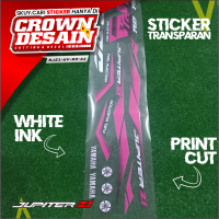 Striping Transparan Jupiter Z1 Stiker Lis UV Maxdecal Jupiter Z1  Custom Racing Desain Simpel - Stri