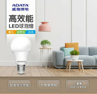 【威剛ADATA】威剛高效能LED 8W 10W 12W球泡燈