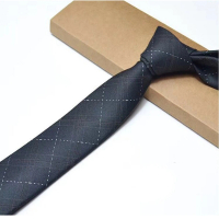 【拉福】領帶高質西棉領帶6cm領帶-拉鍊領帶