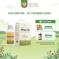 【Deal hot]】 【 Mẫu bán chạy】 Bột khử mùi Wings Up Cỏ Mềm khử mùi hôi nách, hôi chân 24h và g