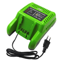 G-MAX 40V Lithium Battery Charger 29482 for GreenWorks 40V Li-Ion Battery 29472 ST40B410 BA40L210 STBA40B210 EU Plug