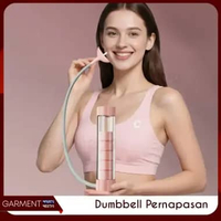 Dumbbell Pernafasan Pembentuk V-Line Breath Trainer Alat Fitness Pelatih Paru Perut Otot Wajah Porta