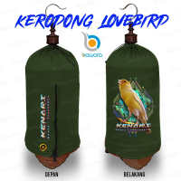 SK Krodong Kerodong Love Bird Gambar Kenari Bahan Kaos PE Single Knit Tingkat Ketebalan Sedang
