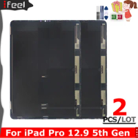 2Pcs/Lots For iPad Pro 12.9" 5th Gen A2378 A2379 A2461 A2462 LCD Display Touch Screen Digitizer Assembly Repair Parts LCD
