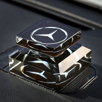 1PCS Car Crystal Perfume Block Rhombus bottle Car Air Freshener seat Decoration Accessories FOR Benz