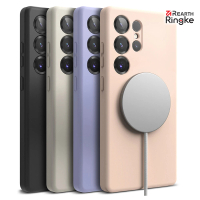 Ringke 三星 Galaxy S25/Plus/Ultra Silicone Magnetic 磁吸矽膠手機保護殼(Rearth 軍規防摔 Magsafe)