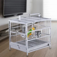 Parrot Shelter Hamster Cages Perches Accessories Nest Decoration Parakeet Cage Laying Casas Y Habitats Outdoor Garden Hut