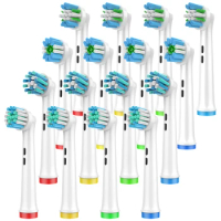 16 Pcs Replacement Toothbrush Heads Compatible with Oral-B Braun Professional Electric Brush Heads for Oral B Replacement Head