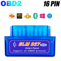 Leekooluu Bluetooth ELM327 Auto OBD Scanner Code Reader Tool Car Diagnostic Tool Super MINI OBD2 For Android Car Radio