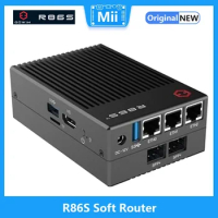 R86S Soft Router Multi-net port, Intel mini host N5105 N6005 8GB/16GB/32GB 10 Gigabit fiber port 2.5G