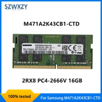 For Samsung M471A2K43CB1-CTD DDR4 2666 16G 2RX8 PC4-2666V 16GB Notebook Memory 100% Tested Fast Ship