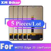 Wholesale 5 Pcs Incell For Motorola Edge 20 Fusion LCD Touch Display Screen For Motorola Edge 20 Lite XT2139-1 LCD Replacement
