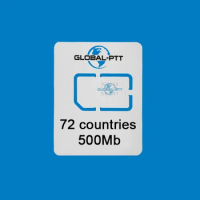 72 countries global-ptt Sim card 4g Europe America Africa Asia Australia internet telecom mobile chip POC walkie talkie zello