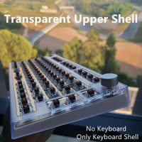 Suitable for NJ68 NJ80 Mechanical Keyboard Transparent Upper and Bottom Case DIY Transparent Case For NJ68 Customized Mechanical