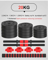 Dumbel Dumbell Barbel Barbell PVC Set 20Kg
