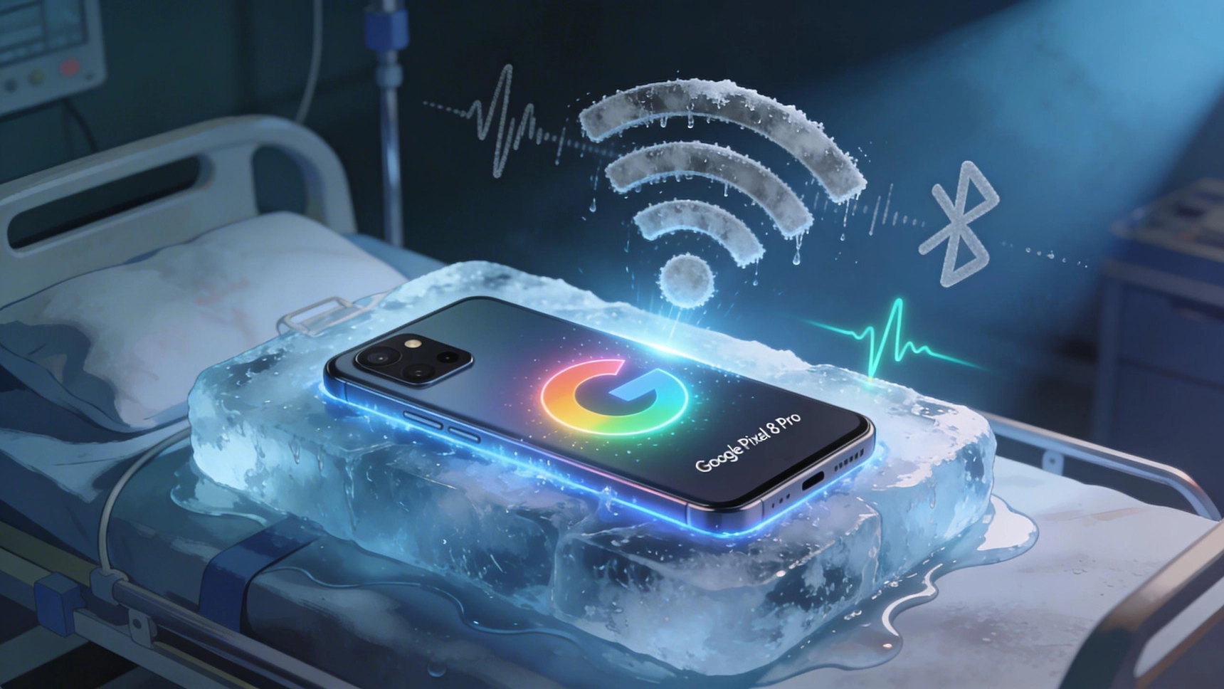 Google Pixel 8 本体 【Wifi, Bluetooth使用不可】 Pixel 8 Pro の奇妙な熱関連バグで Wi-Fi と Bluetooth が使用不能に