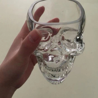 Creative glass/crystal skulls liquor liquor cup/glass/cup/personality skull cup mouth