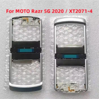 Original Middle Frame For MOTO Motorola Razr 5 5G 2020 XT2071-4 Mid Bezel LCD Digitizer Screen Plate Housing Chassis Replacement
