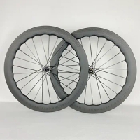 700C Road Bicycle Carbon Fiber Ring Brake 6560 Wheelset UD Surface With Clincher/Tubular/Tubeless Wheel Hub Optional