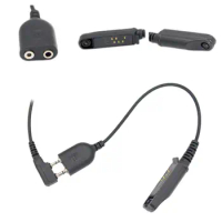 Adapting cable Baofeng UV-9R Plus waterproof walkie-talkie to 2-pin K-port earphone Mic for UV-9R Plus UV-XR waterproof walkie-t