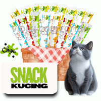Cemilan Snack Makanan Kucing / Makanan Kucing Basah/ Makanan Kucing Strip/ Makanan Kucing Basah/ Cat