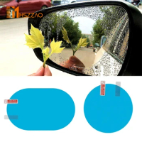 2 Pcs Car Rainproof Film Car Car Rearview Mirror protective Rain proof Anti fog Waterproof Film Membrane Car Sticker Accessorie