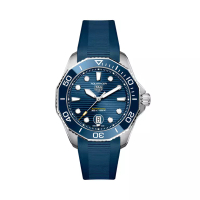Tag Heuer [FORTUNE WATCH DEALS] Aquaracer 43 - WBP201B.FT6198 Calibre 5 Blue Dial Rubber Strap