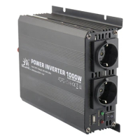 Inverter 12V 220V 1000W 2000W Peak Modified Sine Wave Voltage Transformer Converter 12V 110V 60Hz Solar Inverter