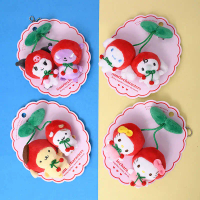 SANRIO Kuromi POM Purin Hello Kitty Cherry plushie Kawaii