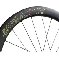 New BOSSANNY Carbon Wheelset 700C Road Bike Disc Brake Depth 38MM To 65MM Width 26MM Customized Hub Tubeless Bike Wheels