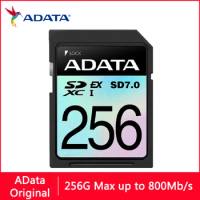 ADATA SD Card 256GB Flash Memory Card 512GB Card SD U3 4K Microsd SD Cards for Camera SD 7.0 up to 800Mb/s