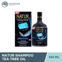 Natur Shampoo Tea Tree Oil 140 ML - Perawatan Anti Dandruff Rambut Berketombe