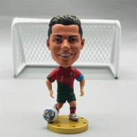New 6.5cm Haaland Mini Resin Doll Figurine De Bruyne Gerrard Sancho 2.5inch Soccerwe World Events Football Star Messi 2022