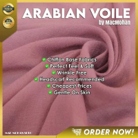 Kain \ARABIAN VOILE\" / \"PARIS PREMIUM\" by MAC MOHAN Lebar 150 CM Kain Voal Paris Premium Arab Chi