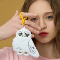 Shein Harry Potter Hedwig Keychain Boneka Hedwig Gantungan Kuning
